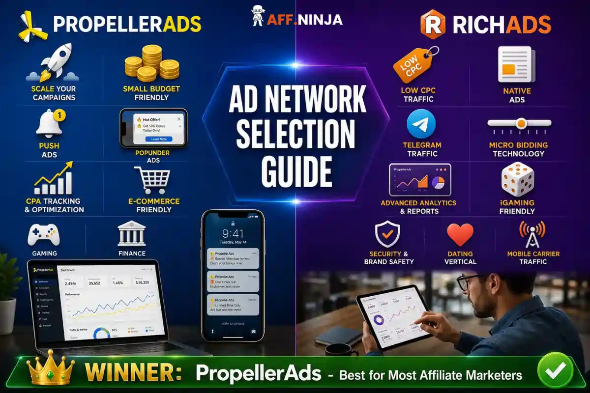 PropellerAds vs RichAds best use cases