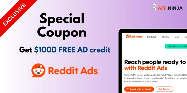Cupom de anúncios do Reddit